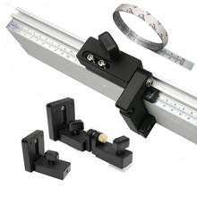 Woodworking Profile Fence and T Track Slot Sliding Brackets Miter Gauge Fence Connector for Saw Table Benches/Woodworking Router