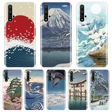 Soft Phone Case Silicone For Huawei Honor 8S 8A Pro V20 Japanese Art Japan Wave Back Cover For Huawei Honor 20 Lite Pro 10i 20i 2024 - buy cheap