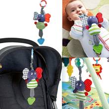 New Lovely Cute Kids Baby Carriage Bed Hanging Infant Elepant Handbells Rattles Bed Bell Stroller Toy Teether Gift 2024 - buy cheap