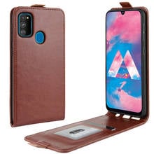 Кожаный чехол в стиле ретро для Samsung Galaxy M30s, кожаный чехол с откидной крышкой и бумажником для Samsung Galaxy A40s, A10s, 2024 - купить недорого