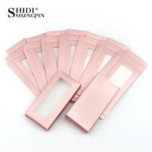 SHIDISHANGPIN 10Pcs Lash Box Packaging Wholesale Empty Paper Lashes Case 12 Colors eyelash box packaging Wholesale Eyelash Boxes 2024 - buy cheap