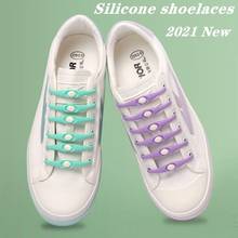 Cordones elásticos de silicona para niños y adultos, cordón especial para zapatillas, 9 colores, novedad 2024 - compra barato