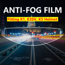 Origin Anti-fog Film For K1 K3SV K5 Motorcycle helmet Fog Resistant Lens Durable Visor Films Motor Bike Capacete Accessory AV03 2024 - buy cheap