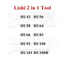 Lishi 2 in 1 Tool HU43 HU56 HU58 HU64 HU66 HU83 HU92 HU100 HU101 HU100R 2024 - buy cheap