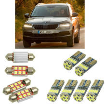 Interior led Car lights For Skoda karoq nu7 off road car accessories License Plate Light 10pc 2024 - buy cheap