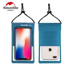 Naturehike bolsa de telefone impermeável com membrana selada, estojo de celular para natação com tela sensível ao toque, revestimento universal de celular para mergulho 2024 - compre barato