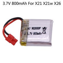 Batería Lipo de 3,7 V y 800mAh para Dron de Control remoto, accesorios para juguetes, 3,7 V, para SYMA X21, X21W, x26, X26A 2024 - compra barato