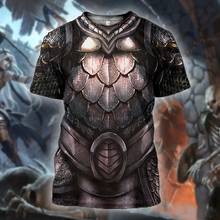 3D Printed Knight Medieval Armor Men t shirt Knights Templar Military Tshirt Fashion Tee shirt summer Ropa Casual Unisex tees 2024 - buy cheap
