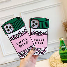 3D Cartoon Pills Doll Silicon Case for iPhone 13 12 11 Pro Max 7 Plus 8 6 6s 5 5S SE 2020 X XR XS Cute Phone Back Cover 2024 - buy cheap