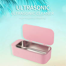 Ultrasonic Jewelry Cleaner Bath for Watches Contact Lens Glasses Denture Teeth Portable Electric Makeup Brush Cleaner 2024 - buy cheap