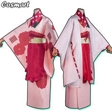 Fantasia japonesa de kimono vestido, roupa feminina para cosplay, fantasia de halloween 2024 - compre barato