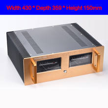 KYYSLB 430*359*150mm A60 Aluminum Alloy Power Amplifier Chassis Box House DIY Enclosure with Feet Switch Amplifier Case Shell 2024 - buy cheap