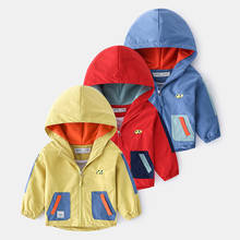 Kids Toddler Boys Jacket Coat Spring Autumn Cartoon Hooded Windbreaker For Children Outerwear Baby Clothes infant Clothing 2024 - buy cheap