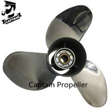 Подвесной Двигатель Captain Propeller 14x19 подходит для Suzuki DF70A DF80A DF90 DF90A DF100 DF115 DF140A из нержавеющей стали 15 зубьев Spline LH 2024 - купить недорого