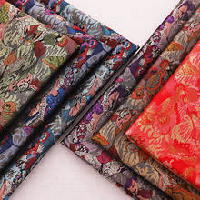 Satin fabric for sewing imitation silk brocade jacquard fabrics high quality cheongsam and kimono garment material 2024 - buy cheap
