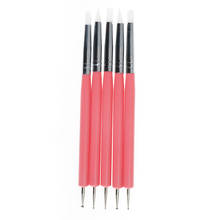 5PCS 2 way pottery clay ball styluses tools Polymer Clay Sculpture Tool Nail Art Tools Silicone Color Shapers Dotting Tool 2024 - buy cheap