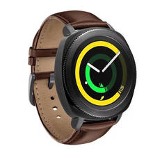 Ремешок из натуральной кожи для Amazfit GTR Bip, браслет для Samsung Gear S2/S3 Galaxy Watch 3 Active2 42/46 мм 20 мм 22 мм Huawei Watch 2 GT 2024 - купить недорого