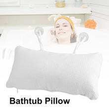 Inflatable Bathroom Pillow Bathtub Spa Bath Neck Rest Cushion with Suction Cups 2024 - buy cheap