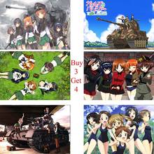 GIRLS und PANZER Poster Clear Image Wall Stickers Home Decoration Good Quality Prints White cardboard Paper home art Brand 2024 - buy cheap