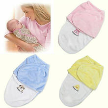 Hot Sale Newborn Kids Baby Solid Cotton Cute Swaddling Blanket Sleeping Bags Swaddles Warp Winter Warm Sleeping Bags 2024 - buy cheap