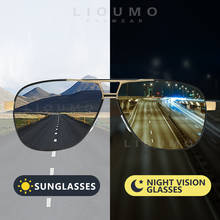 LIOUMO-gafas de sol de aviación polarizadas para hombre y mujer, lentes de sol fotocromáticas con cambio inteligente de Color, para conducción 2024 - compra barato