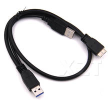 Кабель USB 3,0 с разъемом «папа» на Micro B Y, USB3.0, кабель для передачи данных на HDD для внешнего мобильного жесткого диска, кабели для передачи данных 2024 - купить недорого