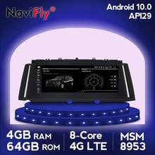 NaviFly Blue Anti-Glare Screen Android 10.0 Carplay + Auto Car Multimedia Player For BMW F01/F02 7 Series CIC NBT System 2024 - buy cheap