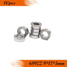 Free Shipping 10 PCS 689ZZ Bearings 689 ZZ 689-2Z 9x17x5 mm Miniature Ball Bearings  Thin Wall Deep Groove Ball Bearing 618/9z 2024 - buy cheap