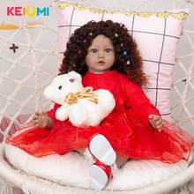 KEIUMI 24 Inch 60 cm Baby Reborn Doll Toy Beautiful Princess Toddler Baby Doll Girls Birthday Present For Child Playmate Toy 2024 - buy cheap