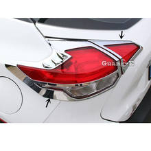 For Nissan Kicks 2017 2018 2019 2020 Car Styling Detector ABS Chrome Cover Trim Back Tail Rear Light Lamp Frame Parts 4pcs 2024 - buy cheap