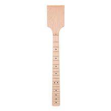 Inacabado guitarra elétrica pescoço bordo madeira 22 trastes fingerboard com pontos pretos inlay substituição para lp st guitarra elétrica 2024 - compre barato