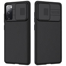 Nillkin-capa de proteção para lente de câmera, desliza, samsung galaxy s20 fe, s20 ultra/s20 plus 2024 - compre barato