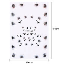1 Sheet Nail Water Transfer Sticker Flowers Lace Animal Nail Art Decorations Slider For Nail  Watermark Foils 2024 - buy cheap