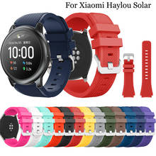 22mm Silicone sport Strap for Haylou Solar LS05 Smart Watch Wrist Bracelet for XiaoMi Haylou Solar Watchband Correa 2024 - buy cheap