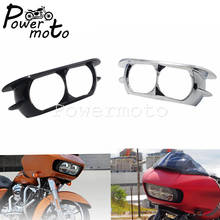 Cubierta de carenado para faro de motocicleta, cubierta de bisel para Harley CVO Road Glide Ultra FLTRU FLTRX FLTRXSE FLTRUSE Special FLTRXS 2015-2019 2024 - compra barato