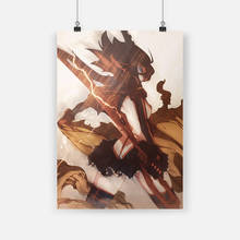 Pintura de tela de anime ryuuko matoi kill la kill, arte de parede, decoração de sala de estar, quarto, estudo, impressões de decoração de casa 2024 - compre barato