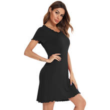 2021 Women Fashion Sexy Lingerie Sleepwear Ladies Comfortable Backless Nightgown Night Dress  pijamas women 2024 - buy cheap