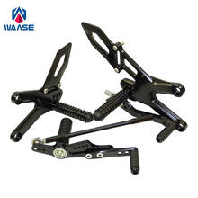 waase For Yamaha YZF R1 2009 2010 2011 2012 2013 2014 Adjustable Rider Rear Sets Rearset Footrest Foot Rest Pegs 2024 - buy cheap