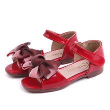 Sandalias de verano para niños y niñas, zapatos de fiesta para niñas de 2 a 7, 10 y 12 años, con lazo de playa, a la moda, 2021 2024 - compra barato