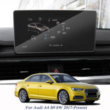 Car Styling GPS Navigation Glass Dashboard Screen TPU Protective Film For Audi A4 B9 8W 2017-Present Sticker Auto Accessories 2024 - buy cheap