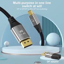 Mini DisplayPort converter Mini DisplayPort to DisplayPort Bidirectional Conver cable 8K60Hz 4K144Hz for notebook Host Projector 2024 - buy cheap