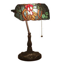 Lámpara de escritorio Tiffany, Retro, nostálgica, de lujo, creativa 2024 - compra barato
