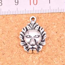39Pcs angry lion head Charms Pendant For DIY Necklace Bracelet Jewelry Making DIY Handmade 24*16mm 2024 - buy cheap
