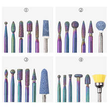 6pcs/set Nail Art Grinding Drill Bit 3/32 inch Electric Polishing Rotary Manicure Pedicure Drill Bit Clean Cuticle Tool 2024 - buy cheap