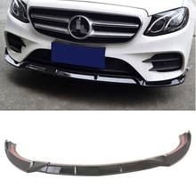 Parachoques delantero de coche, Deflector de labios para Mercedes Benz Clase E W213, versión deportiva 2018-19, Kit de carrocería, embellecedor de cubierta, 3 piezas 2024 - compra barato