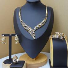 Yuminglai-Conjuntos de joyas de Moda Africana para mujer, joyería de disfraz de Dubai, FHK9503 2024 - compra barato