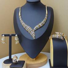 Yuminglai African Fashion Jewelry  Dubai Costume Jewelry Sets for Women FHK9503 2024 - buy cheap