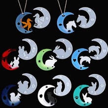 DIY Rabbit Dolphin Sea Horse Fawn Moon Decor Silicone Mold Jewelry Fillings Pendant Accessory Handmade Epoxy Resin Mould Craft 2024 - buy cheap