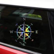 Car Stickers NSWE Compass Stickers Funny Vinyl for Toyota Hilux Fortuner Land Cruiser Camry 2016 2017 2018 2019 2024 - buy cheap