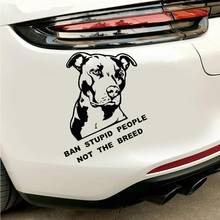 Etiqueta engomada del estilo del coche de Ban Stupid People Not Breed, calcomanía de la ventana del cuerpo 2024 - compra barato